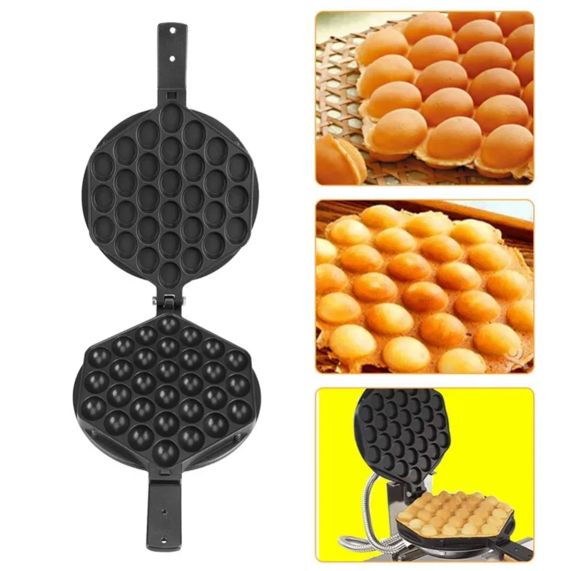 Egg Waffle Pan - QQ Egg Puff Maker Home LPG