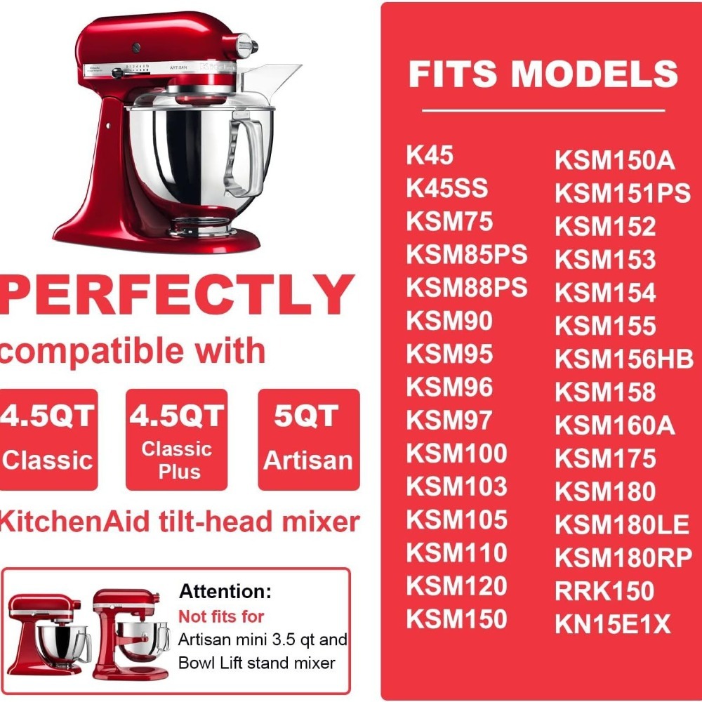 4.5-5 QT Mixer Bowl Stainless  - Kitchenaid Mixer Artisan 5Qt recension och pris