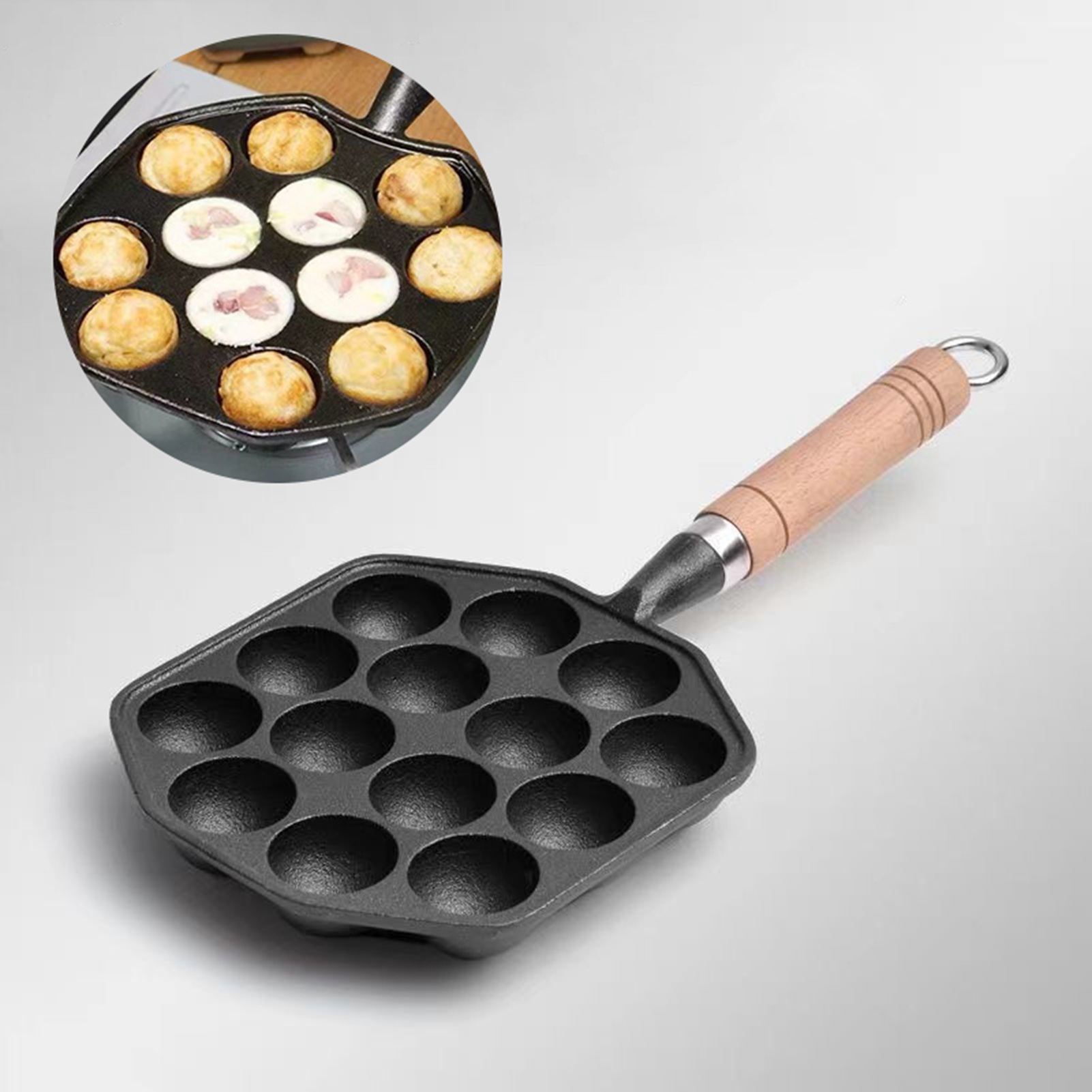 14 Holes Takoyaki Pan Nonstick - Takoyaki Grill Plate recension och pris