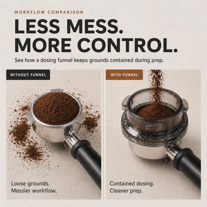 A65T-Twist-Lock Portafilter Do - Breville Espresso Barista Express recension och pris