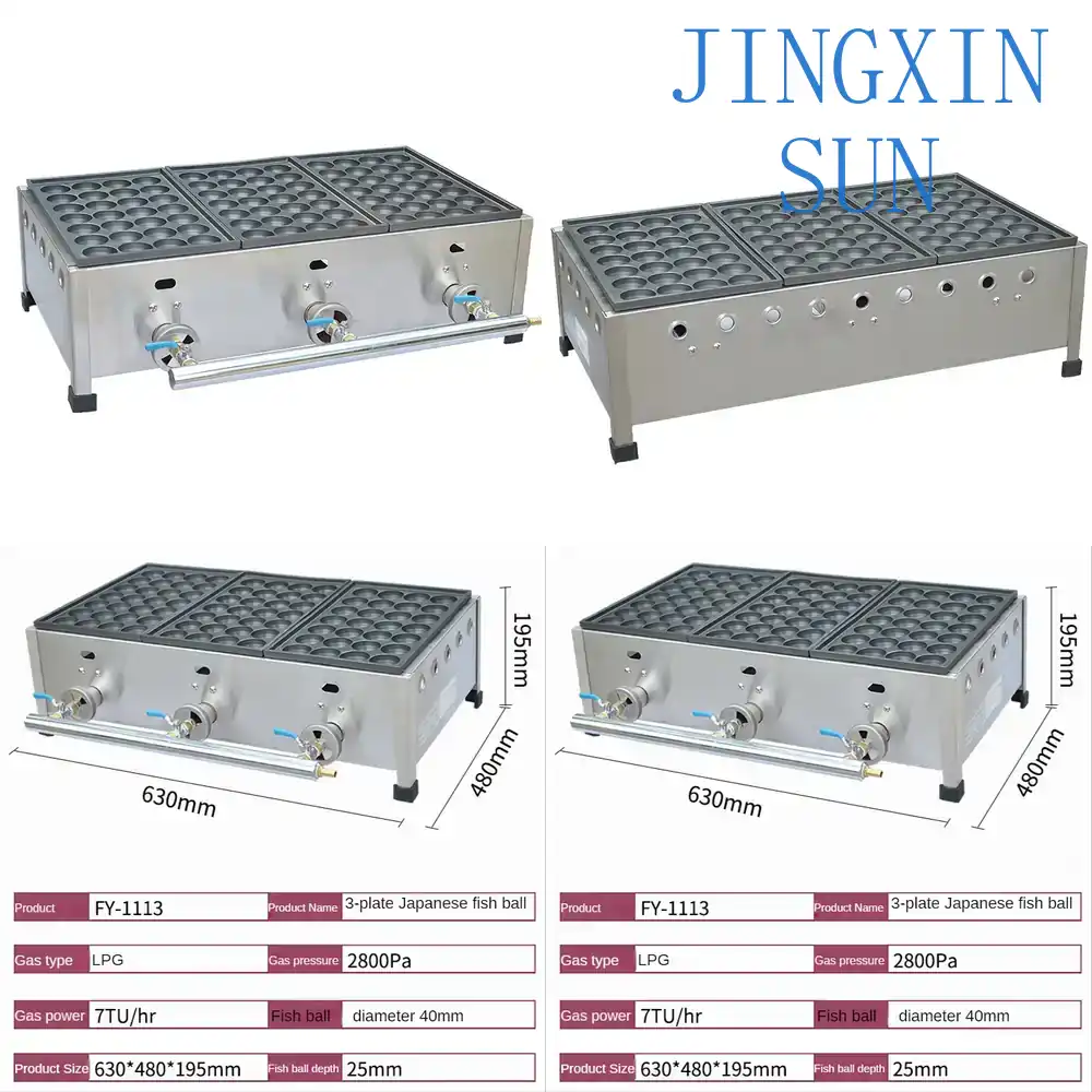 Gas Fish Ball Furnace FY-1113  - Takoyaki Grill Plate recension och pris