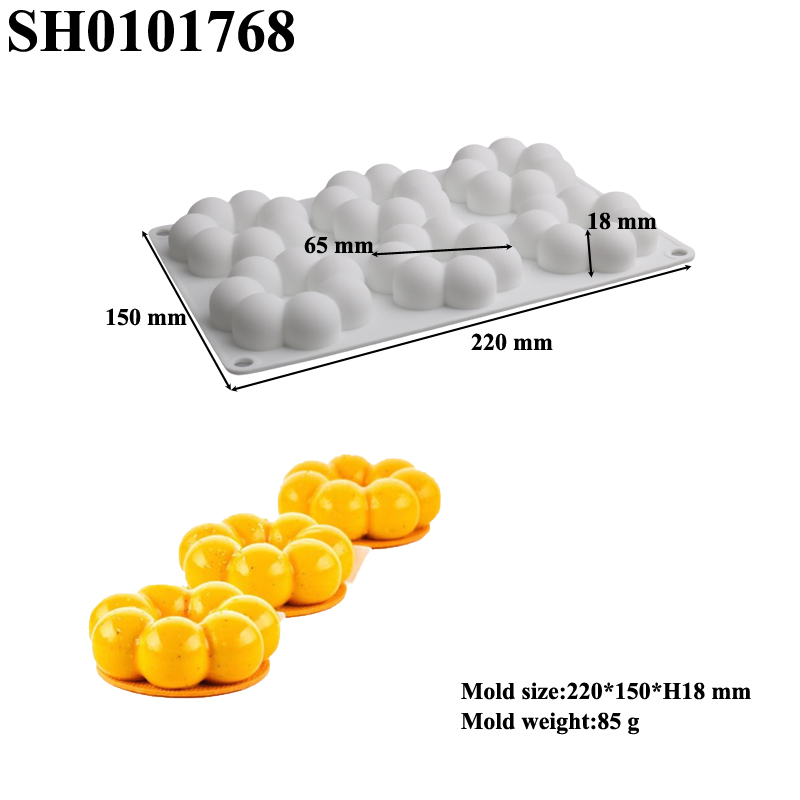 1 or 6 Cells Petal Shaped Donu - Donut Mold Silicone recension och pris