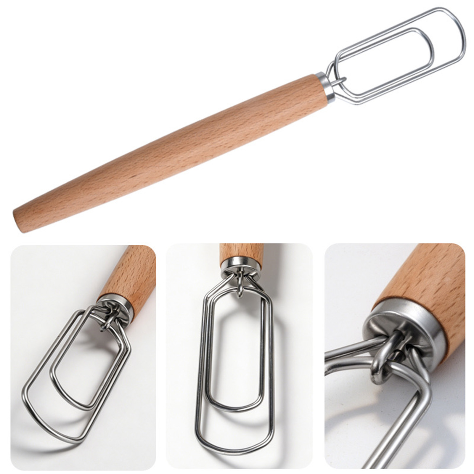 1pc Sourdough Whisk 430 Stainl - Danish Pancake Pan recension och pris