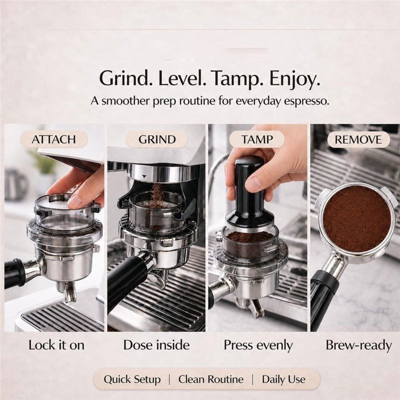 B51CNEW! Twist-Lock Portafilte - Breville Espresso Barista Express recension och pris